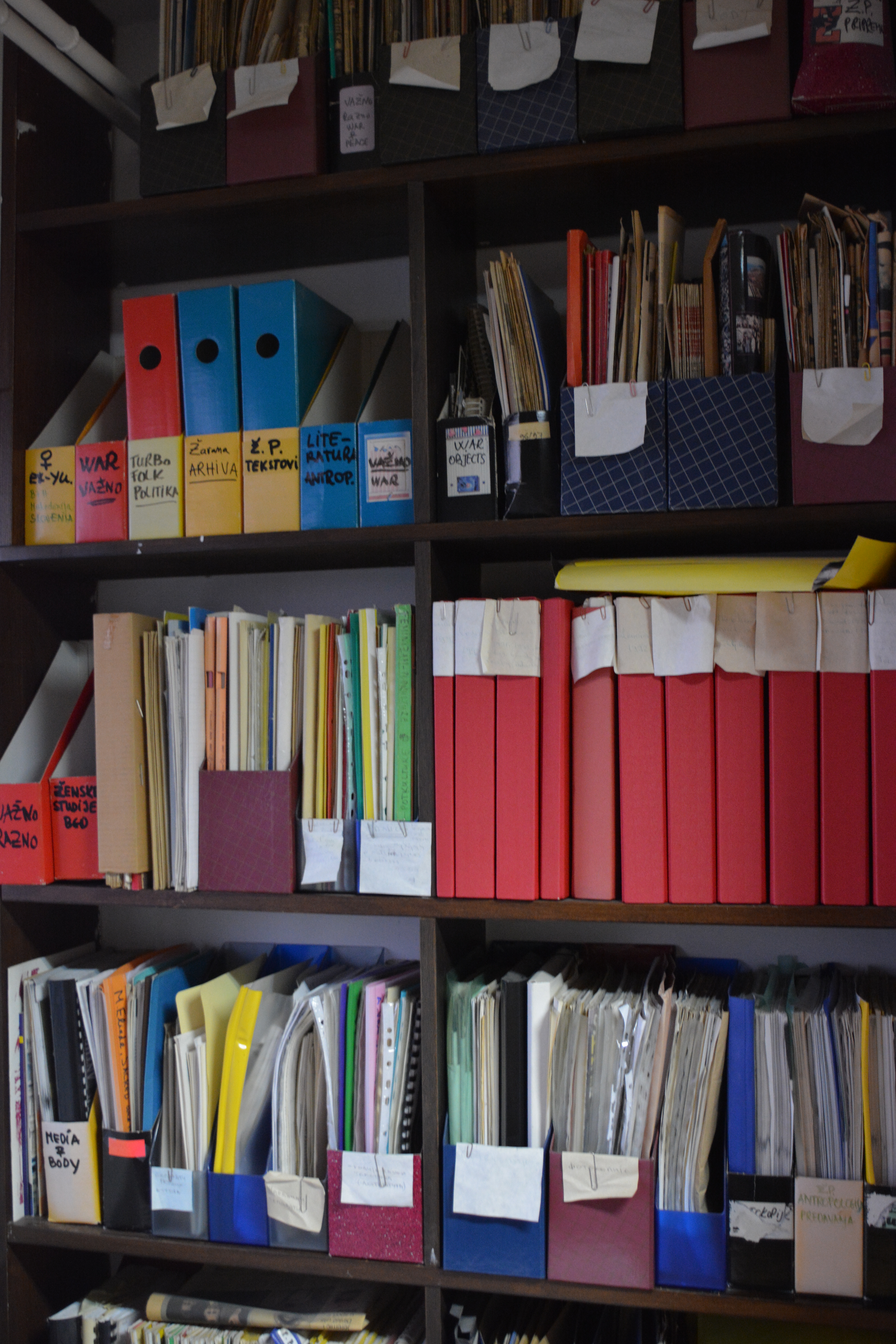 Jacqueline Nießer took the picture in the Center for Women Studies Belgrade in 2017.